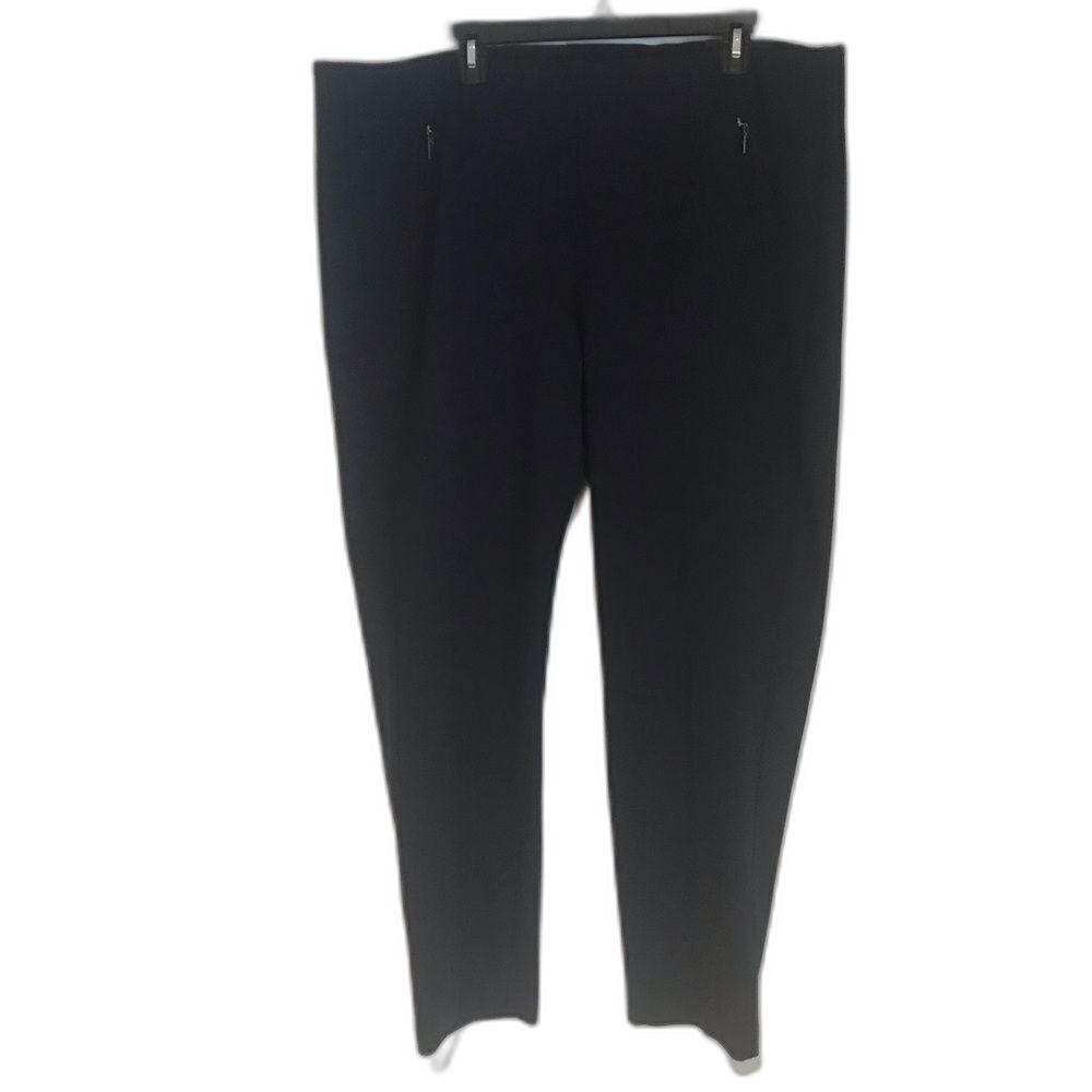 NWT Liverpool Leggings Women's Plus Size 20W Navy Blue Zippered Pockets